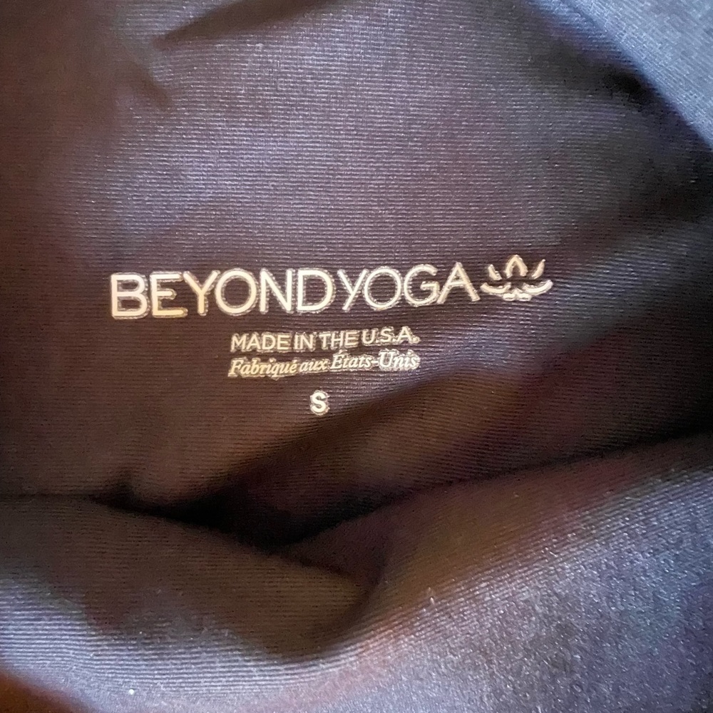 Beyond Yoga Alloy Ombre High Waisted Midi Legging Black/Silver S - Picture 3 of 3